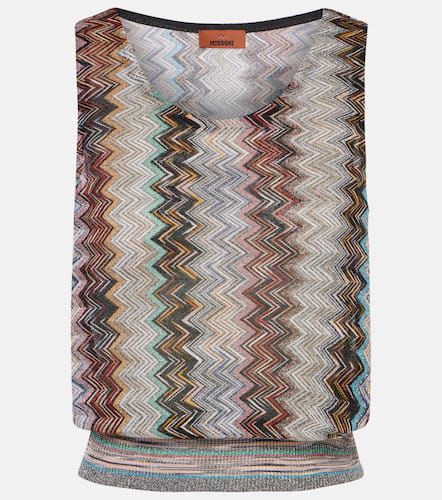 Missoni Top Zig Zag métallisé - Missoni - Modalova