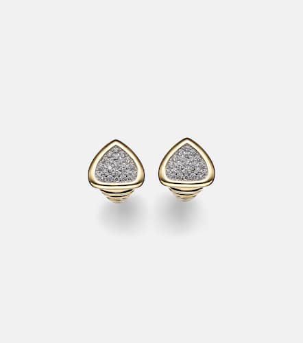 Boucles d'oreilles Trisola en or 18 ct et diamants - Marina B - Modalova