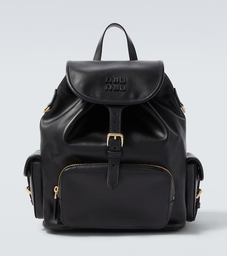 Miu Miu Sac à dos en cuir - Miu Miu - Modalova