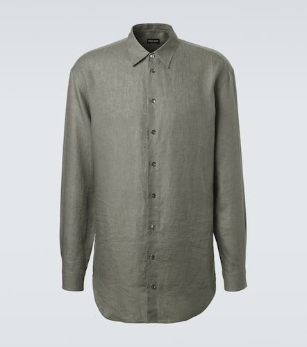 Chemise Archivio en lin - Giorgio Armani - Modalova
