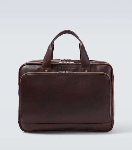 Porte-documents en cuir - Brunello Cucinelli - Modalova
