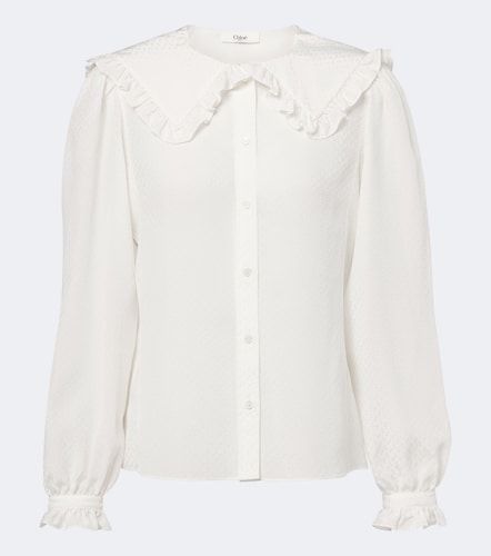 Chloé Blouse en soie à volants - Chloe - Modalova