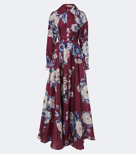 Robe longue Josephine en soie - Leo Lin - Modalova