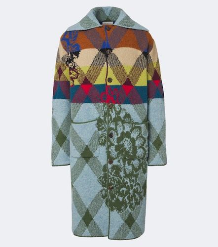 Cardigan long en laine et alpaga mélangés - Dries Van Noten - Modalova