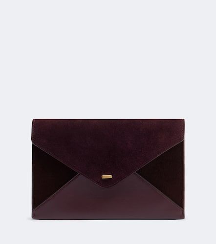 Pochette Grace en daim et cuir - Khaite - Modalova