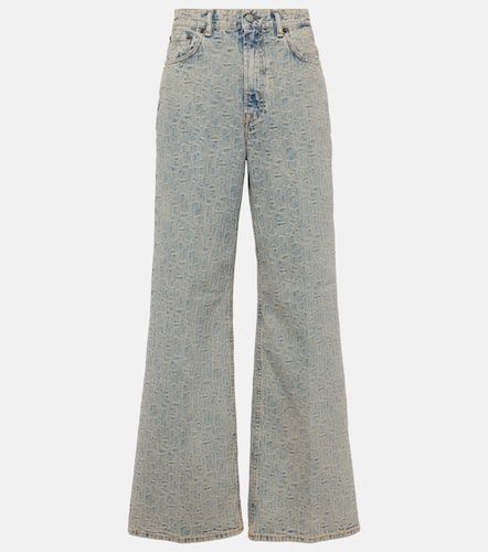 Jean ample Monogram à taille haute - Acne Studios - Modalova