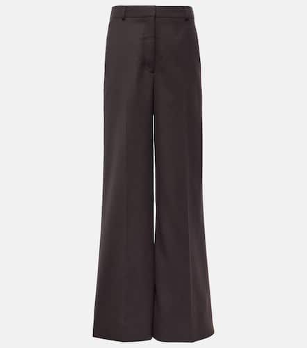 Pantalon ample à taille haute en laine - Stella McCartney - Modalova