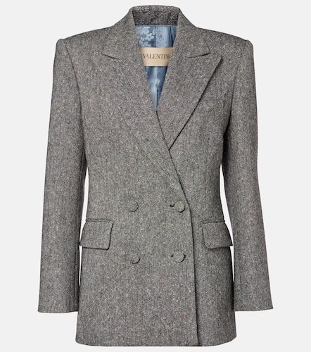 Blazer en laine mélangée - Valentino Garavani - Modalova