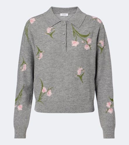 Erdem Polo en laine à fleurs - Erdem - Modalova