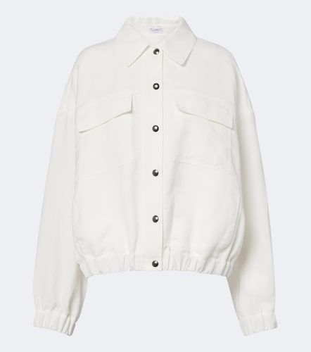 Veste blouson en sergé - Brunello Cucinelli - Modalova