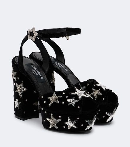 Sandales à plateau à ornements - Dolce&Gabbana - Modalova