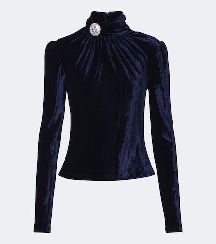 Rabanne Top en velours à ornements - Rabanne - Modalova