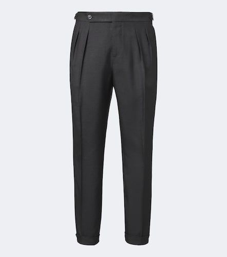 Pantalon droit en soie - Brunello Cucinelli - Modalova