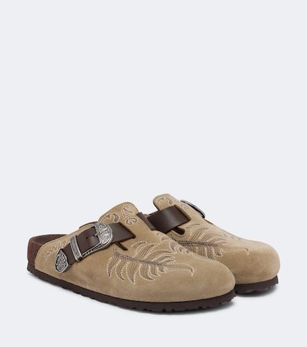 X Birkenstock – Mules Boston en daim - Etro - Modalova