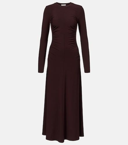 Robe longue en jersey froncée - Vince - Modalova