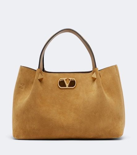 Sac VLogo Signature Small en daim - Valentino Garavani - Modalova