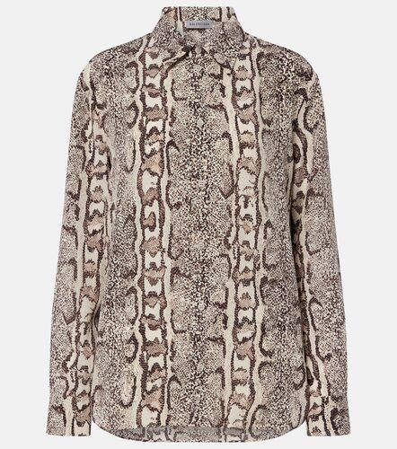 Chemise en soie à imprimé - Balenciaga - Modalova