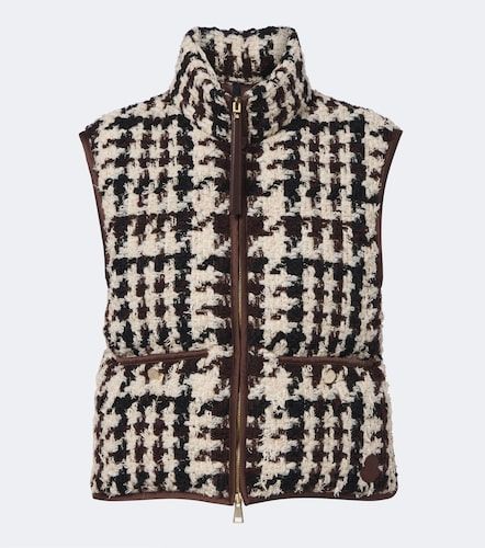 Gilet en laine et coton mélangés - Moncler - Modalova