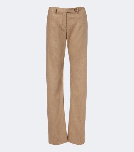 Pantalon droit Hunter en laine mélangée - Khaite - Modalova