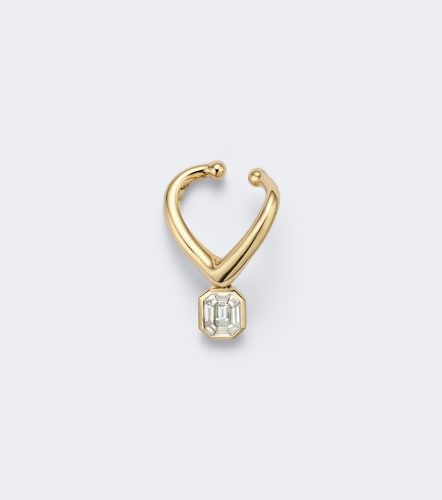 Boucle d'oreille unique Zar en or 18 ct et diamant - Shay Jewelry - Modalova