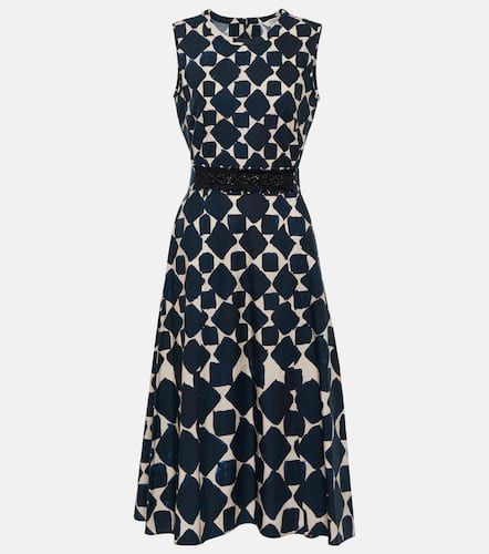 Robe midi Notte imprimée en coton et soie - 'S Max Mara - Modalova