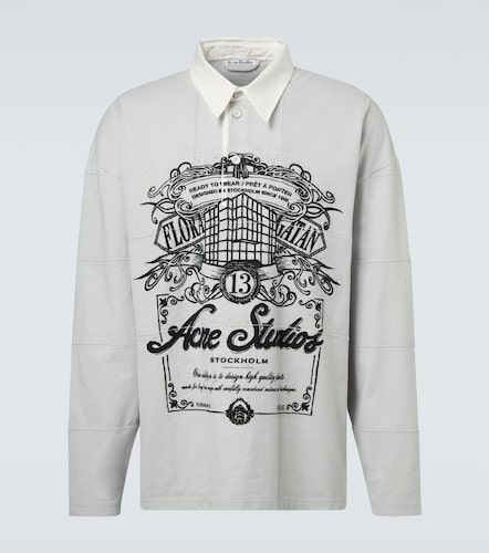 Acne Studios Polo en coton à logo - Acne Studios - Modalova
