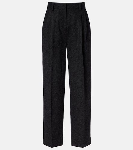 Pantalon droit en laine mélangée - Toteme - Modalova