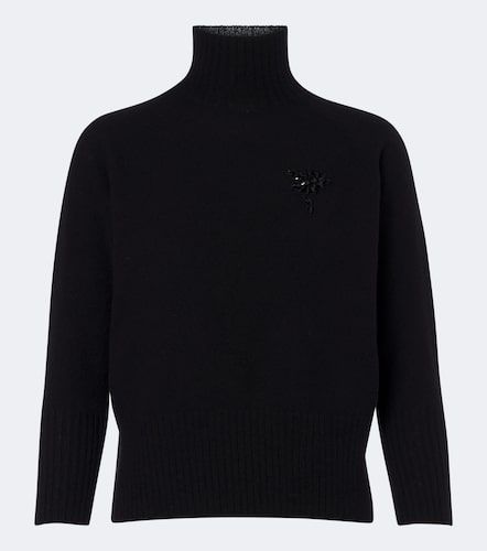 Pull col roulé en cachemire à ornements - Simone Rocha - Modalova