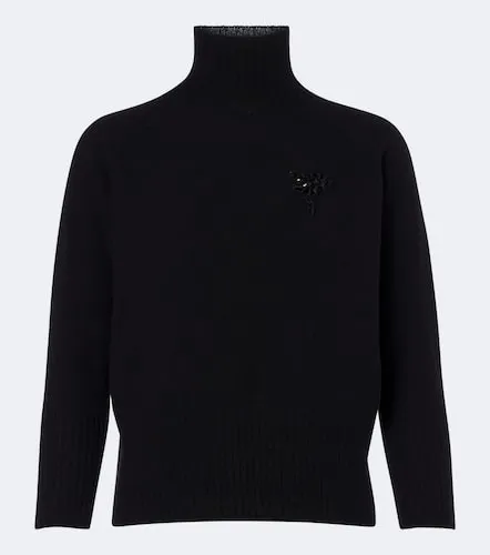 Pull col roulé en cachemire à ornements - Simone Rocha - Modalova
