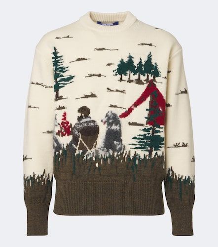 Pull en laine intarsia - Junya Watanabe - Modalova
