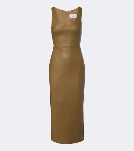 Alex Perry Robe midi en cuir - Alex Perry - Modalova