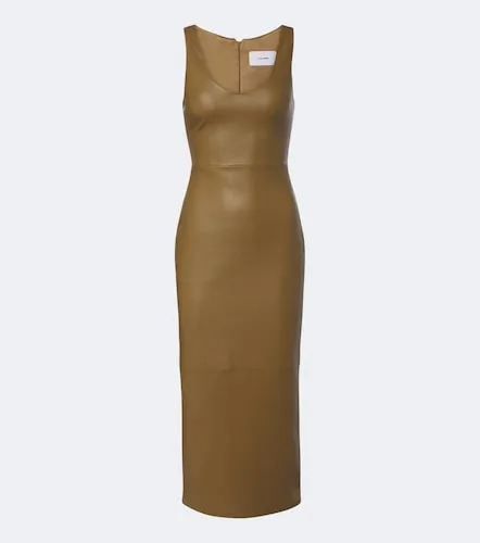 Alex Perry Robe midi en cuir - Alex Perry - Modalova