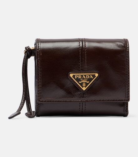 Prada Portefeuille en cuir à logo - Prada - Modalova