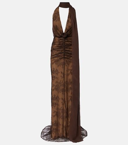 Robe longue Amora en dentelle - De La Vali - Modalova