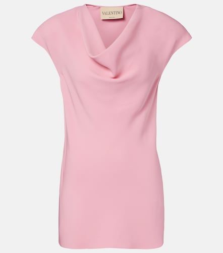 Top drapé en Cady Couture - Valentino Garavani - Modalova