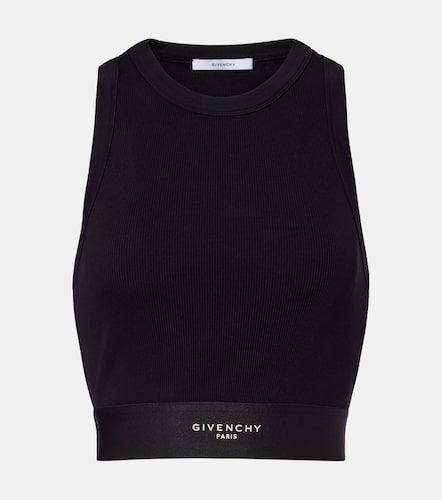 Débardeur court en coton à logo - Givenchy - Modalova