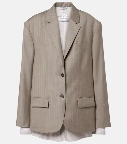Veste en laine à rayures - Acne Studios - Modalova