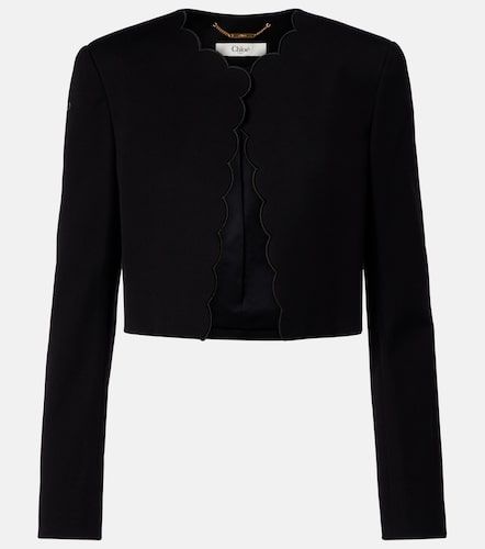 Chloé Veste raccourcie en velours - Chloe - Modalova