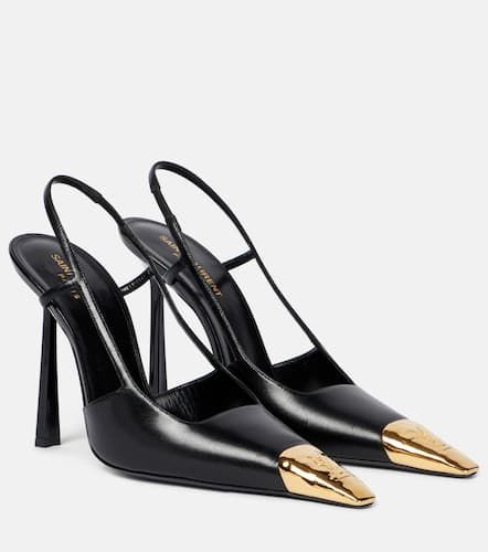 Escarpins Jeanne 110 en cuir - Saint Laurent - Modalova