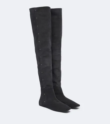 Cuissardes en daim à clous - Max Mara - Modalova