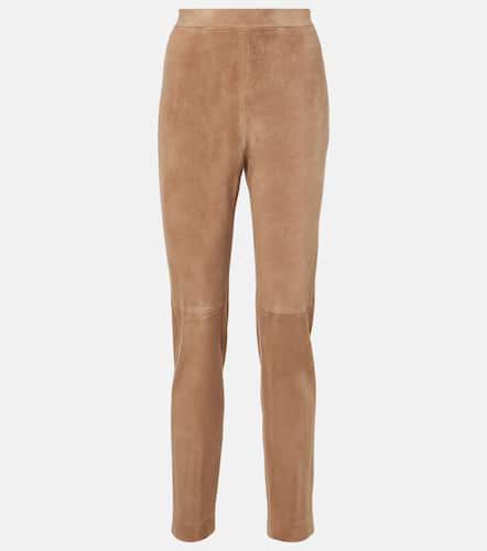 Pantalon slim Amleto en daim - 'S Max Mara - Modalova