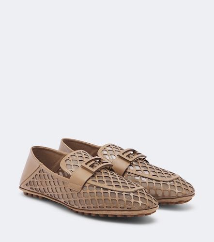 Fendi Mocassins Baguette en cuir - Fendi - Modalova