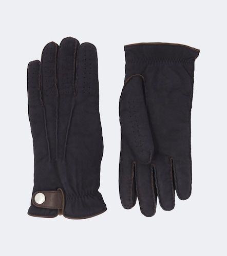 Gants en shearling et cuir - Brunello Cucinelli - Modalova