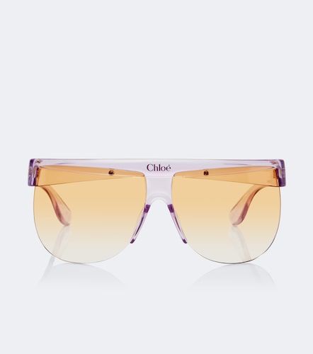 Chloé Lunettes de soleil à logo - Chloe - Modalova