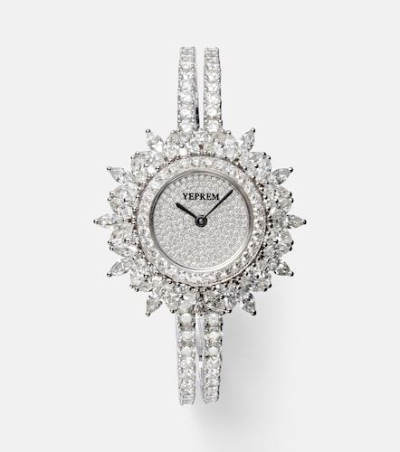 Montre Y-Momento en or blanc 18 ct et diamants - Yeprem - Modalova