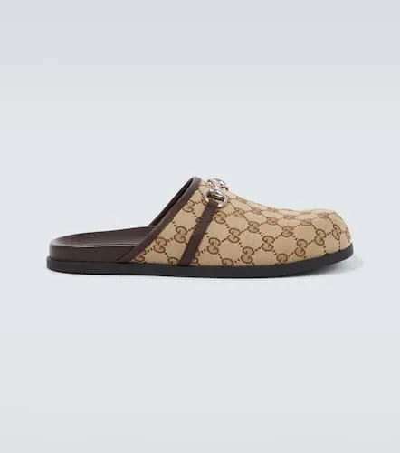 Gucci Mules Horsebit en toile GG - Gucci - Modalova