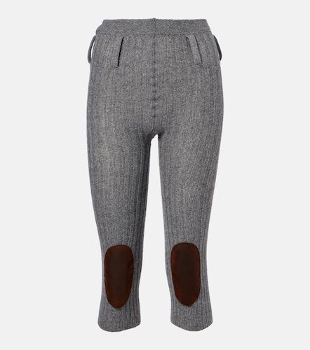 Pantalon capri en laine et cachemire - Prada - Modalova