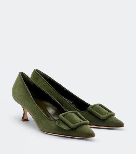 Escarpins Maysale en daim - Manolo Blahnik - Modalova