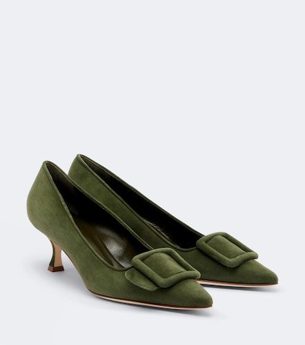 Escarpins Maysale en daim - Manolo Blahnik - Modalova