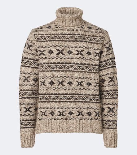 Pull à col roulé en laine mélangée - RRL - Modalova